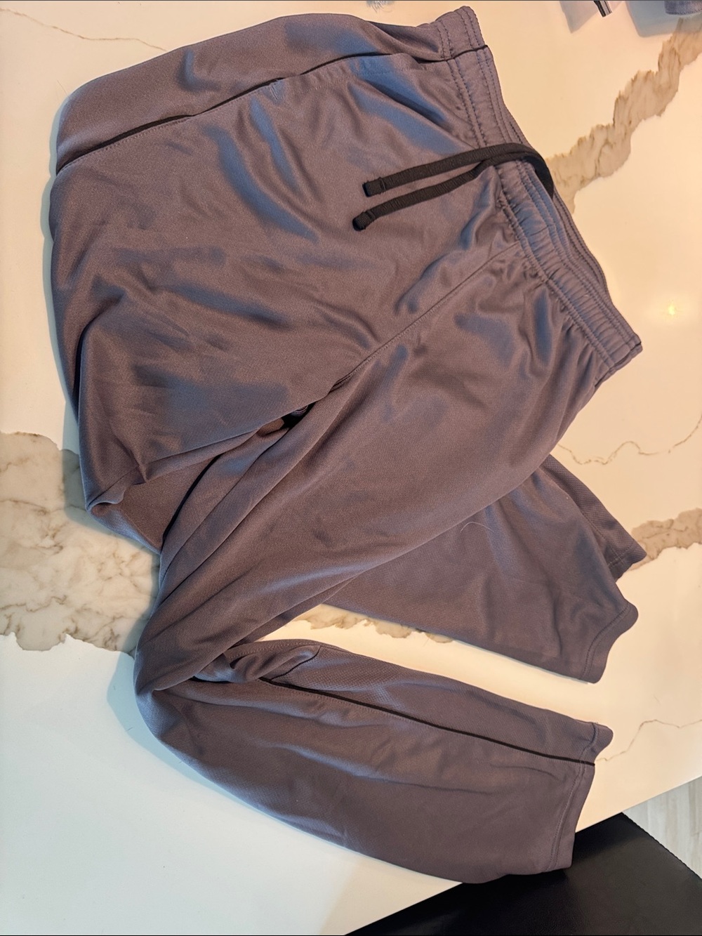 Athletic Drawstring Joggers - Gray